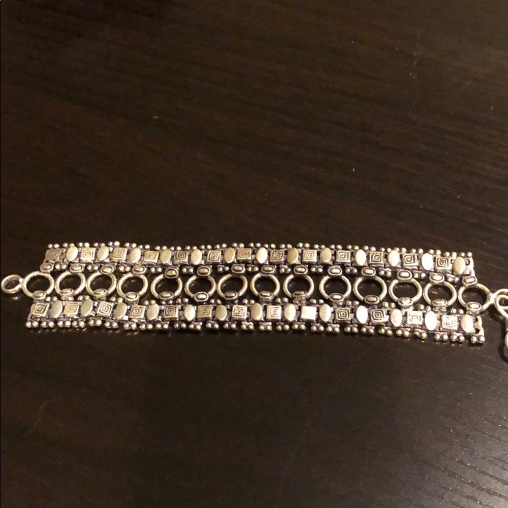 NWOT - silver bracelet from India